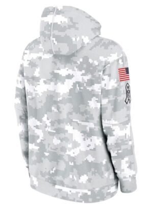 2024 Salute to Service Chicago Bears Pull-Over Hoodie