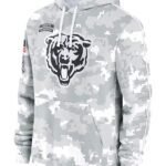 2024 Salute to Service Chicago Bears Pull-Over Hoodie