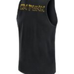 2025 CM Punk Chicago Fist Black Tank Top
