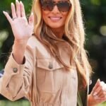 2025 Melania Trump Texas Beige Jacket