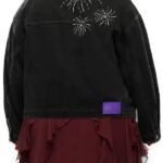 2025 Taylor Swift Speak Now Black Denim Jean Jacket