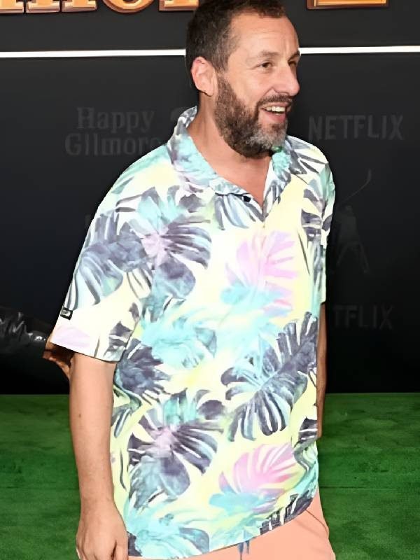 2025 movie Hap_py Gilmore 2 Pre_miere Adam San_dler Leaf Printed Shirt