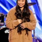 Americas Got Talent S20 Jessica Sanchez Cardigan in Brown