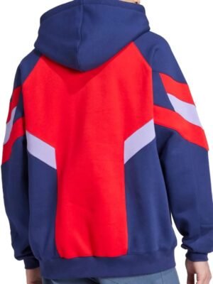 Arsenal FC Red and Blue Hoodie