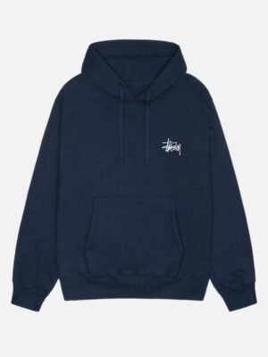 Basic Stussy Hoodie Navy Blue