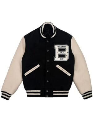 Billionaire Girls Club Black White Varsity Jacket