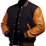 Black And Gold Varsity Jacket