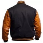 Black And Gold Varsity Jacket Unisex