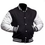 Black And White Letterman Jacket