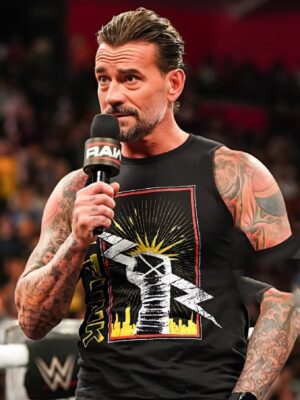 Black CM Punk Chicago Fist Tank Top