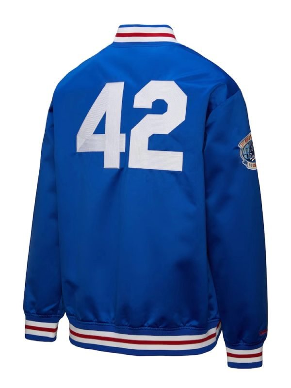 Brooklyn Dodgers Jackie Robinson Jacket Blue