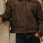 Brown Mutimer Leather Jacket