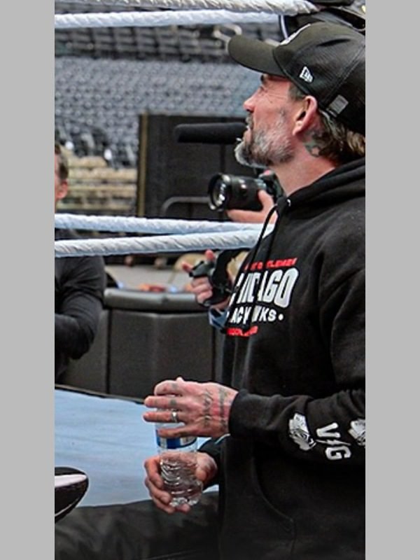 CM Punk VG Chicago Blackhawks Hoodie