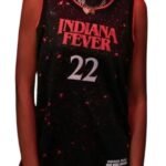 Caitlin Clark Stranger Things Indiana Fever 22 Jersey Black