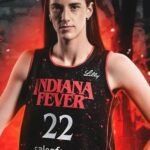 Caitlin Clark Stranger Things Indiana Fever 22 Jersey in Black