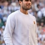 Carlos Alcaraz Wimbledon Tennis Championships 2025 Cardigan