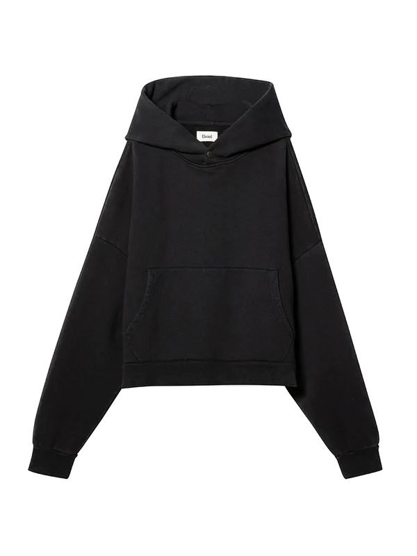 Elwood Rectangle Hoodie Black