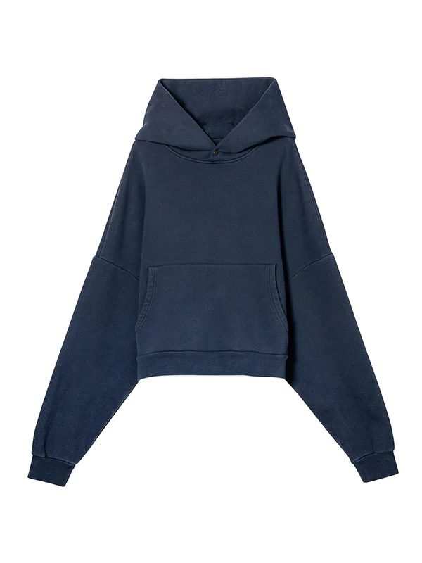 Elwood Rectangle Hoodie Blue