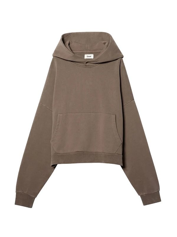 Elwood Rectangle Hoodie Brown