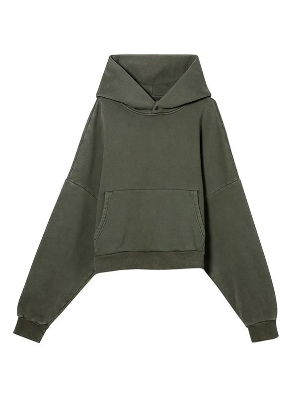 Elwood Rectangle Hoodie Green