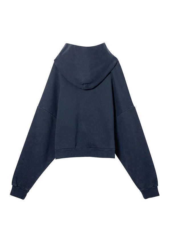 Elwood Rectangle Oversized Hoodie For Unisex Blue