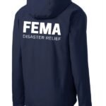 FEMA Navy Blue Jacket with Hooded collar