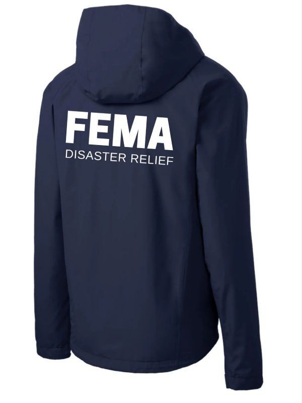 FEMA Navy Blue Jacket with Hooded collar