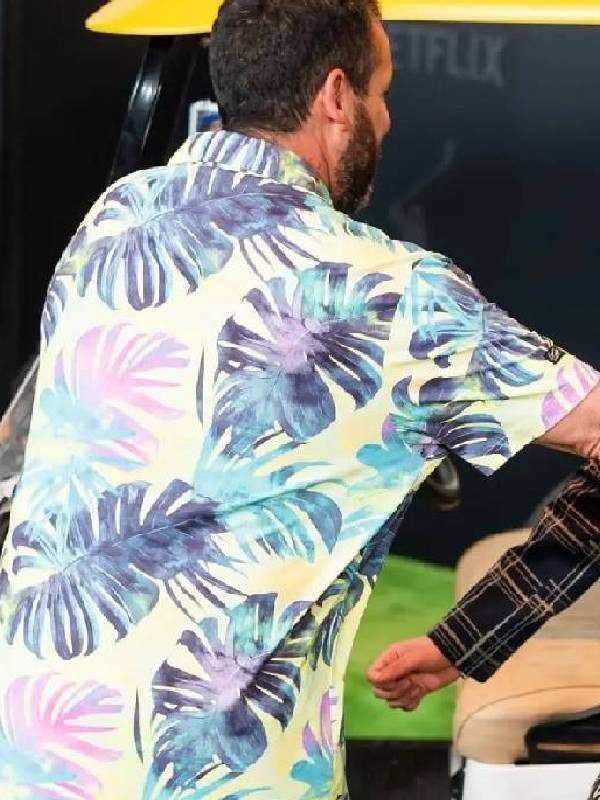 Happy Gilmore 2 Pre_miere Adam San_dler Leaf Printed Shirt On Sale