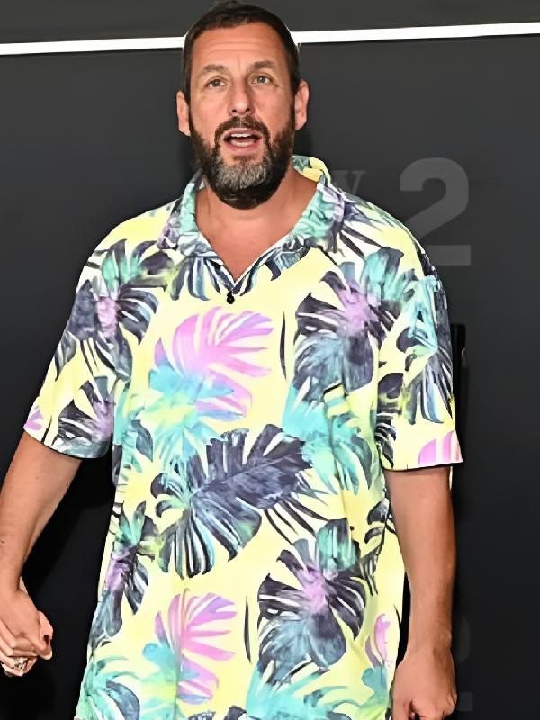 Hap_py Gilmore 2 Pre_miere Adam San_dler Leaf Printed Shirt