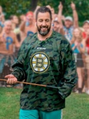 Happy Gilmore 2025 Adam Sandler Boston Camo Printed Jersey