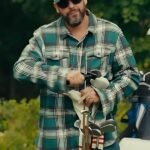 Happy Gilmore 2 Adam Sandler Shirt in Green Plaid