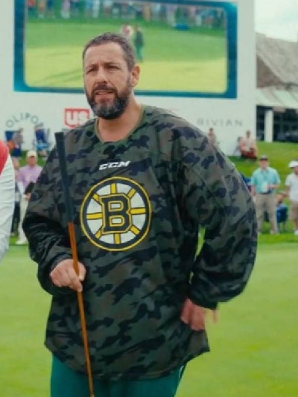Happy Gilmore 2025 Adam Sandler Boston Camo Printed Jersey
