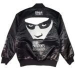 Headgear Classics Dead President Black Satin Bomber Jacket