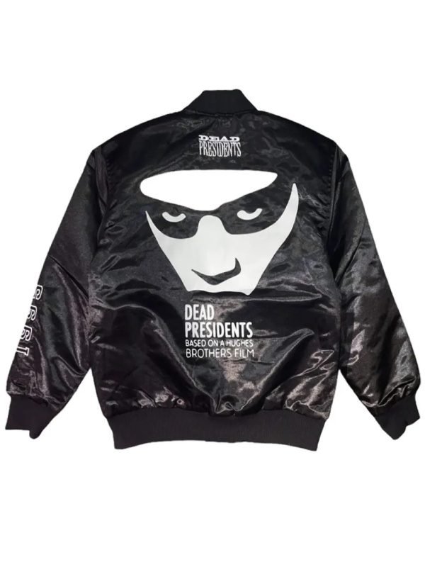 Headgear Classics Dead President Black Satin Bomber Jacket