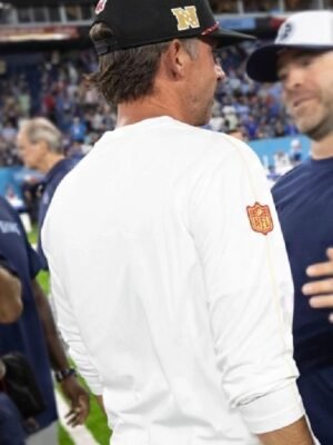 Kyle Shanahan 49ers Long Sleeves White Shirt