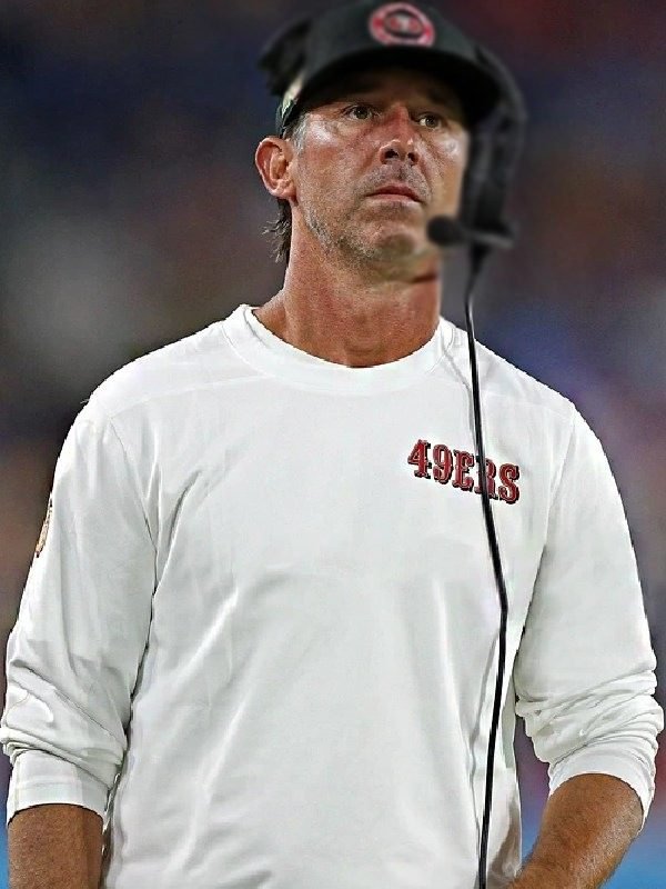 Kyle Shanahan 49ers Long Sleeves White Shirt