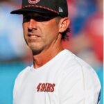 Kyle Shanahan San Francisco 49ers White Long Sleeves Crewneck