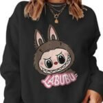 Labubu Doll The Monster Black Sweatshirt Available In 3 Styles