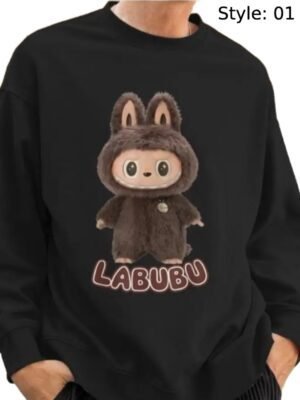 Labubu The Monster Black Sweatshirt