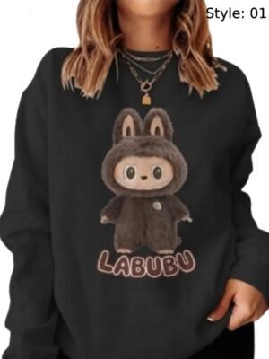 Labubu The Monster Black Sweatshirt