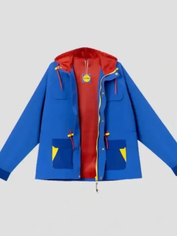 Lidl by Lidl Hooded Parka Jacket in Blue