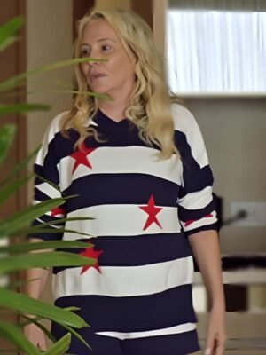 Love Hotel S01 Shannon Beador Stars Striped Sweater