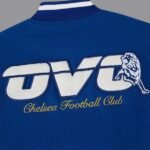 OVO Chelsea FC Blue & White Letterman Jacket