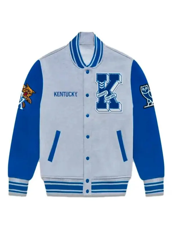 OVO NCAA Kentucky Wildcats Varsity Blue Jacket