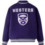 OVO Western Mustangs Varsity Purple Jacket