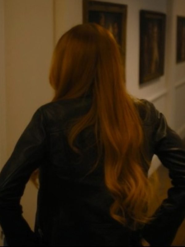 Our Little Secret Lindsay Lohan Black Leather Jacket On Sale