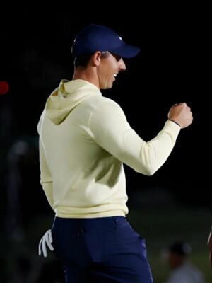 Rory McIlroy Golf Hoodie in Yellow