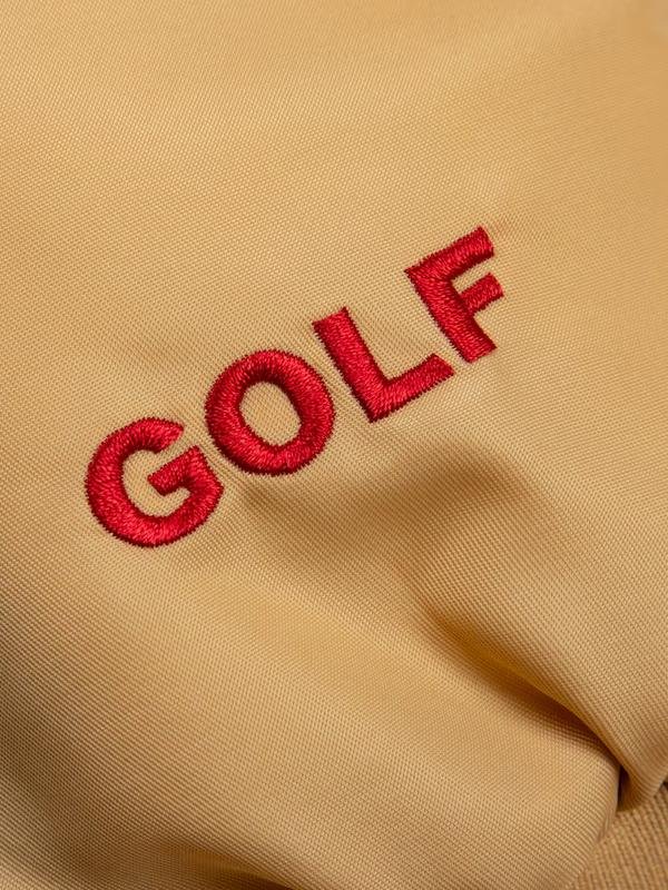 SF 49ers GOLF WANG Gold Satin Bomber Jacket Unisex