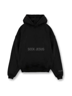 Seek Jesus Pullover Hoodie Black