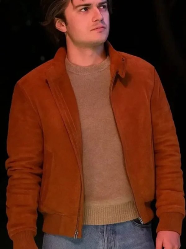 Stranger Things S5 Joe Keery Brown Jacket